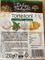 Mängden socker i Tortelloni con ricotta et spinaci