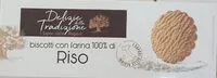 Mängden socker i biscotti con farina 100% di Riso