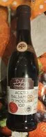 Mängden socker i Aceto balsamico di modena