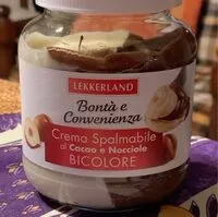 Mängden socker i Crema spalmabile al cacao e nocciole bicolore