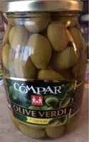 Mängden socker i Olive verdi giganti