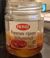 Mängden socker i Peperoni ripieni di hummus