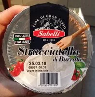 Mängden socker i Stracciatella di Burrata