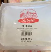 Mängden socker i Treccia mozzarella