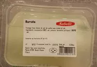 Mängden socker i Burrata