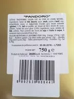 Mängden socker i Pandoro