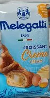 Mängden socker i Croissant crema cream