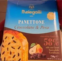 Mängden socker i Panettone cioccolato e pera