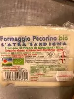Mängden socker i Formaggio pecorino bio