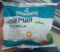 Mängden socker i Oggi puoi mozzarella