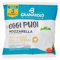 Mängden socker i Oggi Puoi Mozzarella Formato Scorta 3 Mozzarelle
