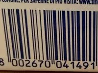 Mängden socker i Latte parzialmente scremato