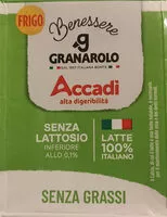 Mängden socker i Accadì senza grassi