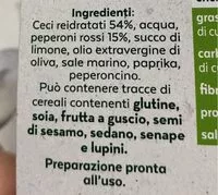 Mängden socker i Hummus di ceci e peperoni