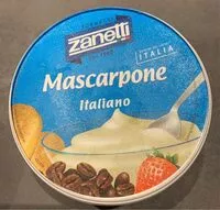 Mängden socker i Mascarpone Zanetti 500 GR