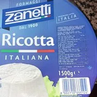 Mängden socker i Ricotta italiana