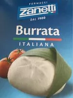 Mängden socker i Burrata