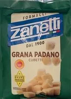 Mängden socker i Grana Padano (cubetti)