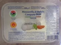 Mängden socker i Mozzarella di bufala campana DOP Treccia