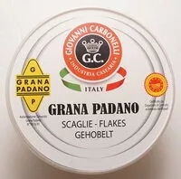 Mängden socker i Grana Padano gehobelt