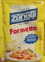 Mängden socker i Formaggio grattugiato fresco