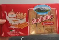 Mängden socker i Sfogliatine