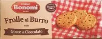 Mängden socker i Frolle al burro con gocce di cioccolato