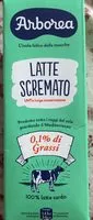 Mängden socker i Latte scremato UHT