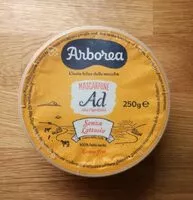 Mängden socker i Mascarpone AD senza lattosio