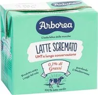 Mängden socker i Latte scremato UHT