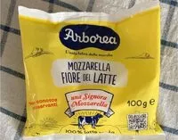 Mängden socker i Mozzarella fiore del latte