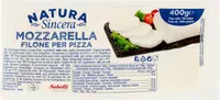 Mängden socker i Mozzarella filone per pizza