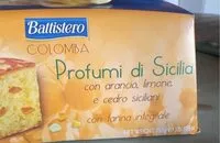 Mängden socker i Colomba profumi di sicilia