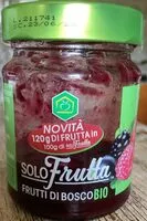 Mängden socker i SoloFrutta Frutti di bosco