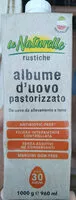 Mängden socker i Albume d'uovo pastorizzato