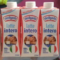 Mängden socker i Latte intero UHT