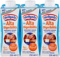 Mängden socker i Latte alta digeribilità