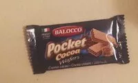 Mängden socker i Pocket cocoa wafers