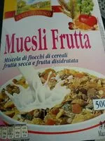 Mängden socker i Muesli Frutta - Miscela di fiocchi di cereali e frutta secca