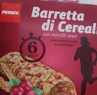 Mängden socker i barretta di cereali con mirtilli rossi