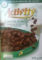 Mängden socker i Activity Choco shells, cereali per la colazione con cioccolato