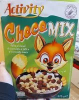 Mängden socker i cereali choco mix palline