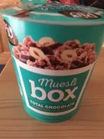 Mängden socker i Muesli box