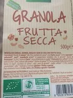 Mängden socker i Granola frutta secca