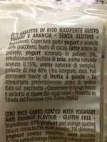 Mängden socker i YOGO RICE Gallette di riso yogurt e arancia