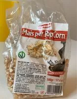 Mängden socker i Mais per popcorn