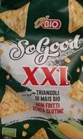 Mängden socker i XXL triangolo di mais bio