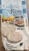 Mängden socker i Gallette di riso