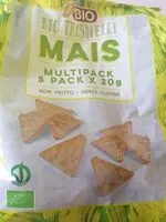 Mängden socker i Bio trisnelli mais multipak