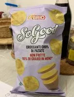Mängden socker i Okbrio sogood Chips di patate non fritte